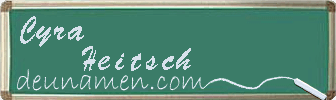 Cyra Heitsch Visitenkarte